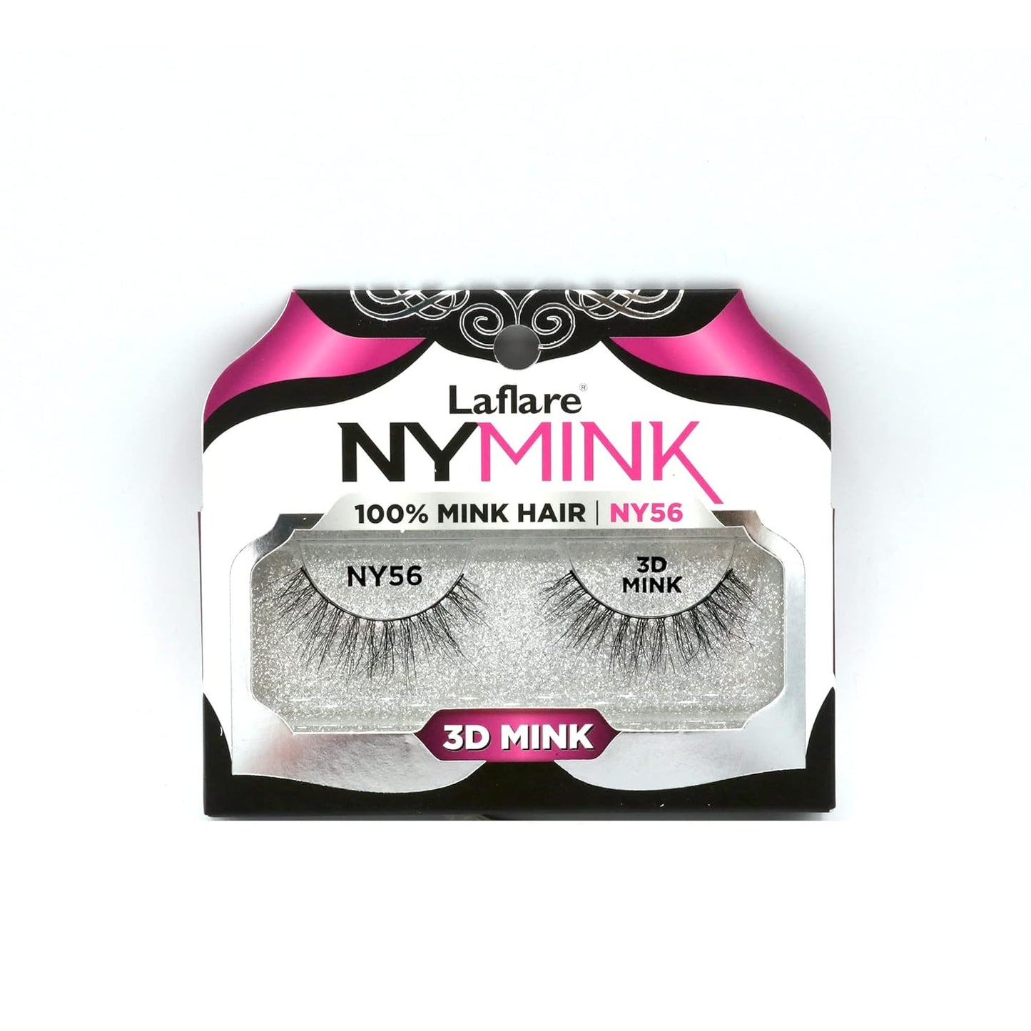 3D NY Mink Eyelashes, 100% Real Mink Hair Lashes, Luxury Makeup, Natural, Light, Trendy, Variety, Reusable, Multi Layered Real Mink Hair Lashes (NY43)