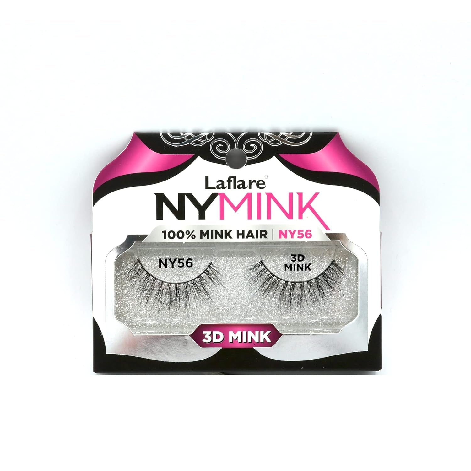 3D NY Mink Eyelashes, 100% Real Mink Hair Lashes, Luxury Makeup, Natural, Light, Trendy, Variety, Reusable, Multi Layered Real Mink Hair Lashes (NY43)