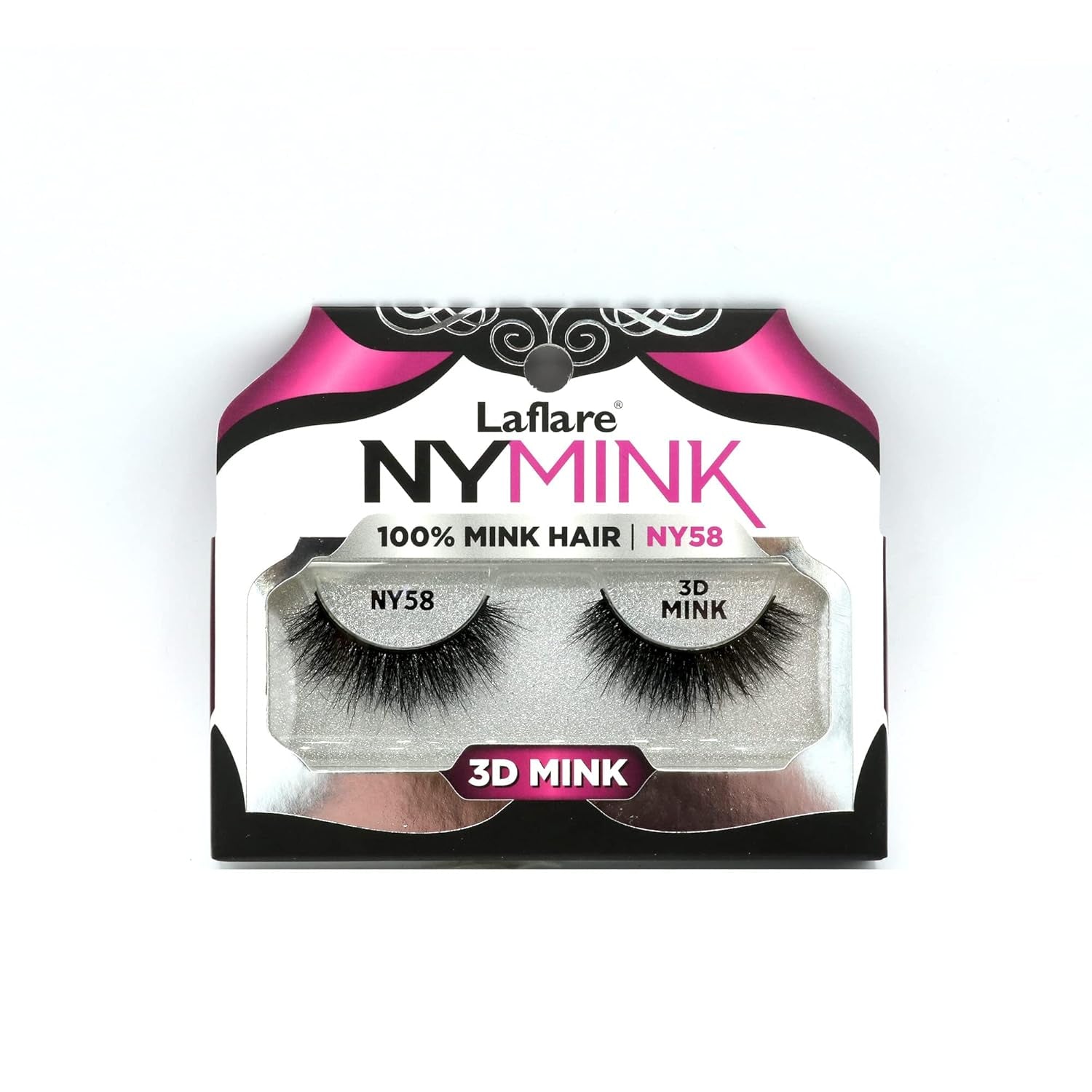 3D NY Mink Eyelashes, 100% Real Mink Hair Lashes, Luxury Makeup, Natural, Light, Trendy, Variety, Reusable, Multi Layered Real Mink Hair Lashes (NY43)