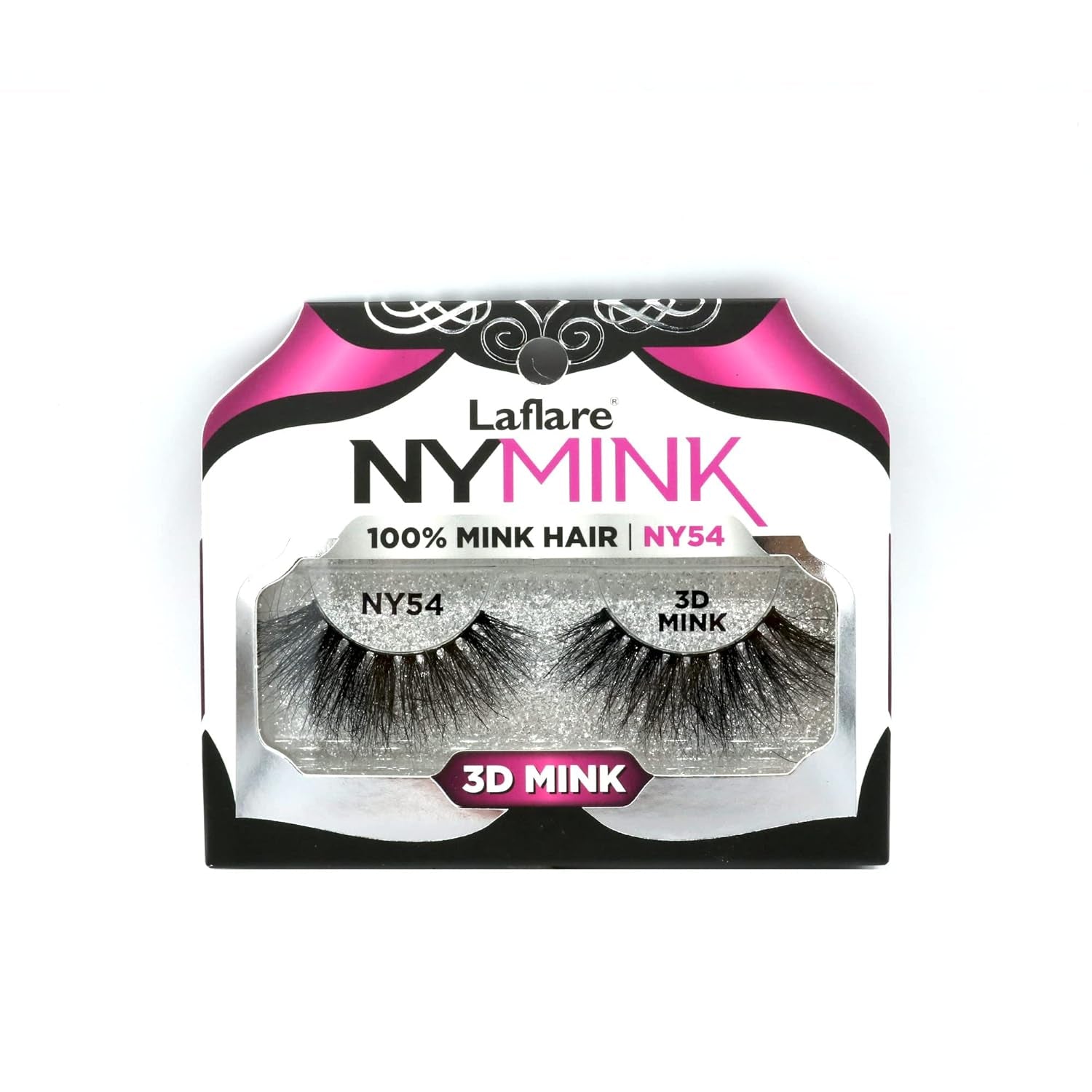 3D NY Mink Eyelashes, 100% Real Mink Hair Lashes, Luxury Makeup, Natural, Light, Trendy, Variety, Reusable, Multi Layered Real Mink Hair Lashes (NY43)