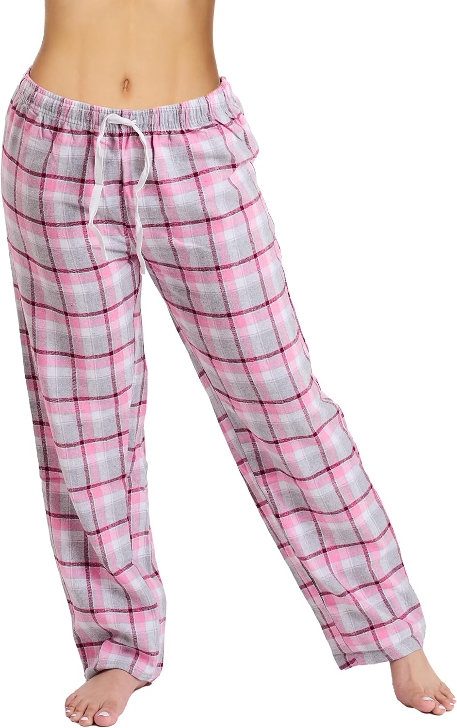 Cotton-Blend Flannel Pajama Pants for Women (S-2X)