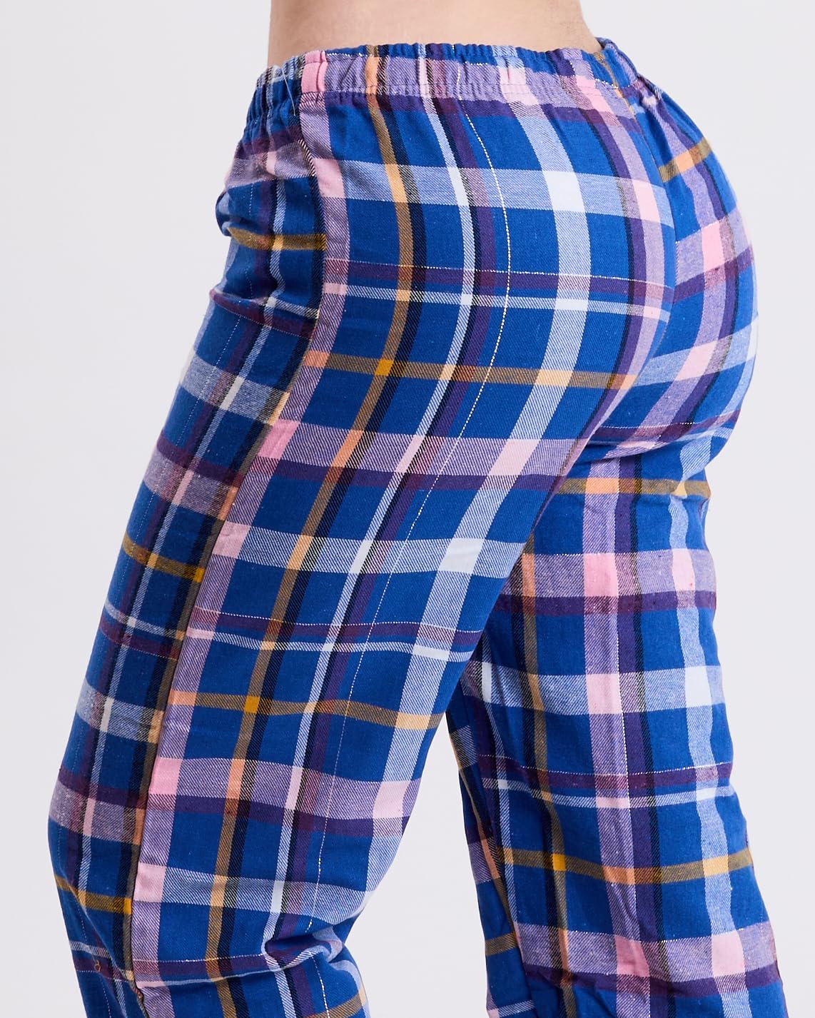 Cotton-Blend Flannel Pajama Pants for Women (S-2X)