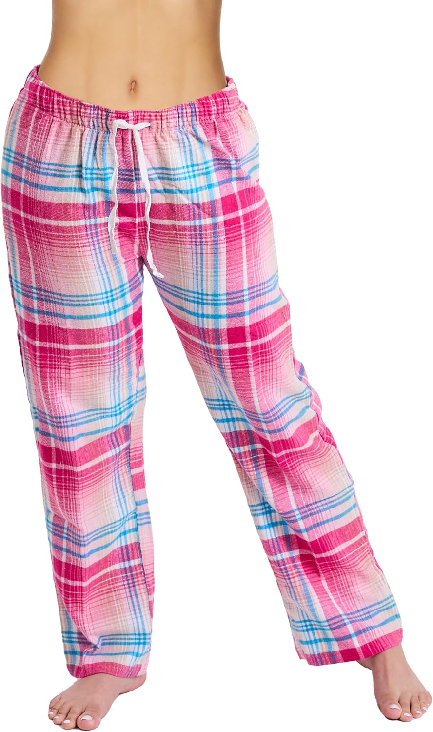 Cotton-Blend Flannel Pajama Pants for Women (S-2X)