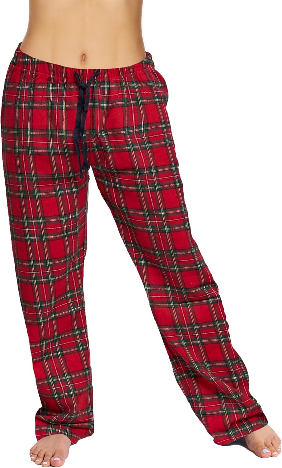 Cotton-Blend Flannel Pajama Pants for Women (S-2X)