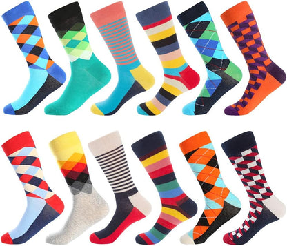 Fun Socks,Funny Socks for Men Novelty Crazy Crew Dress Socks,Cool Cute Food Graphic Animal Socks