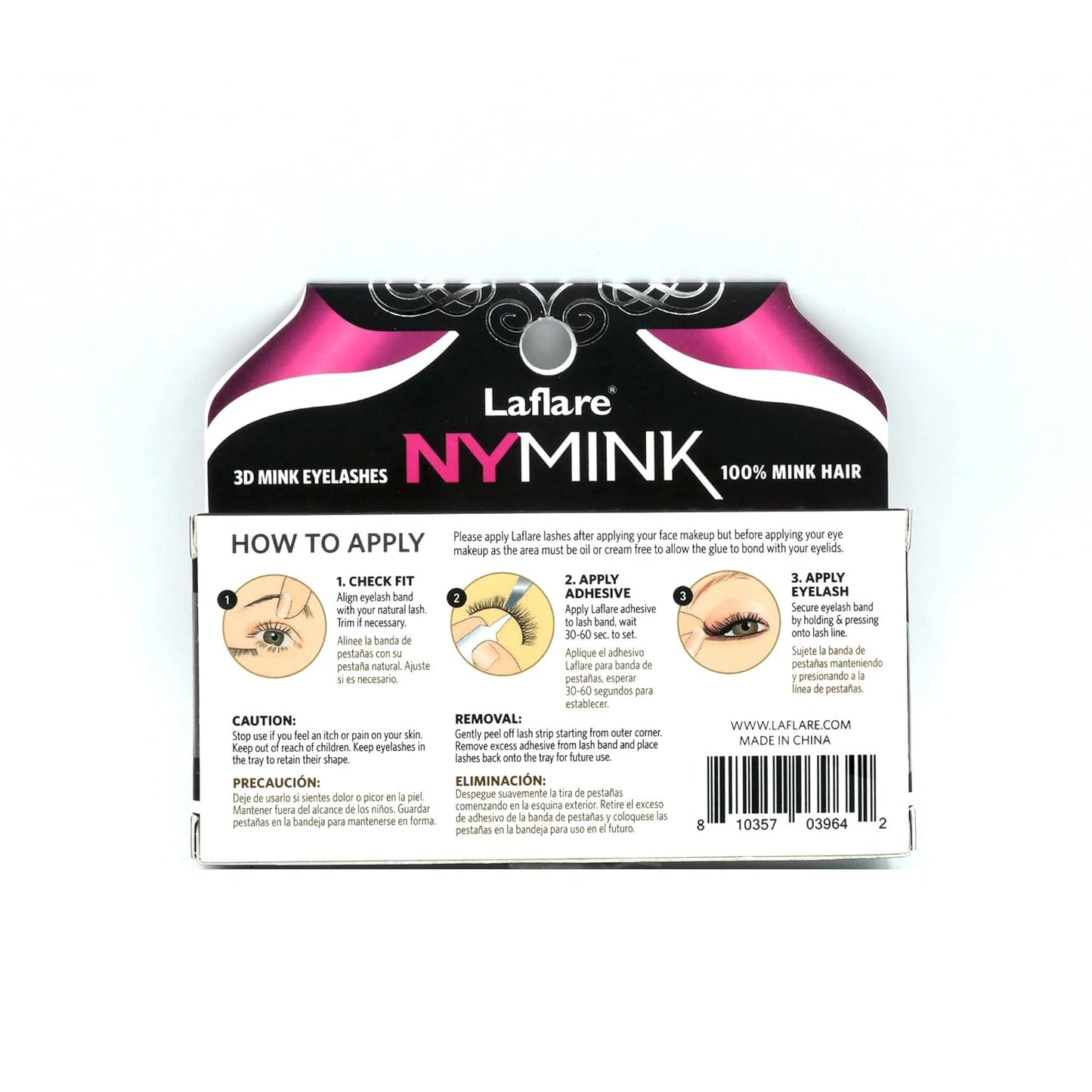 3D NY Mink Eyelashes, 100% Real Mink Hair Lashes, Luxury Makeup, Natural, Light, Trendy, Variety, Reusable, Multi Layered Real Mink Hair Lashes (NY43)