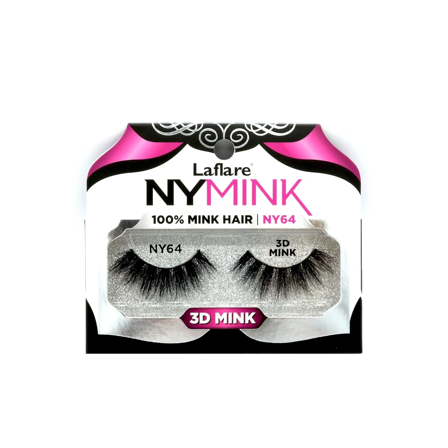 3D NY Mink Eyelashes, 100% Real Mink Hair Lashes, Luxury Makeup, Natural, Light, Trendy, Variety, Reusable, Multi Layered Real Mink Hair Lashes (NY43)