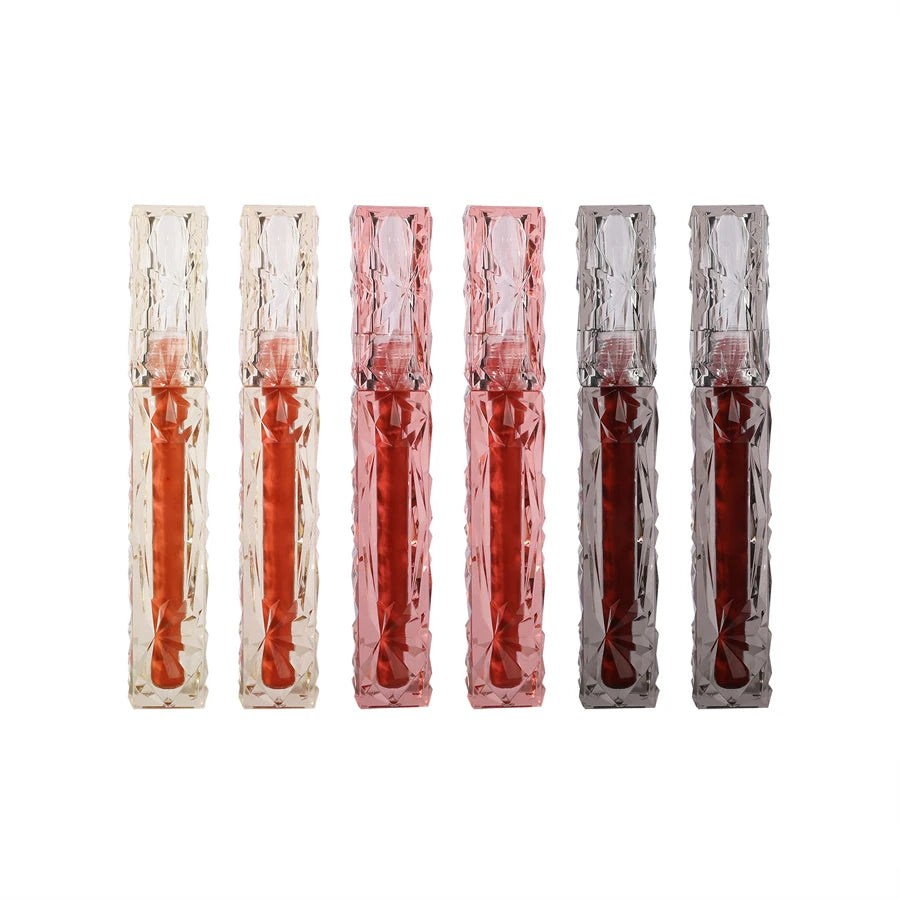 Lip Gloss Long-Lasting Moisturizing Easy Halo-Dyeing Waterproof Mirror Water Glass Lip Gloss Transparent Color Cosmetics